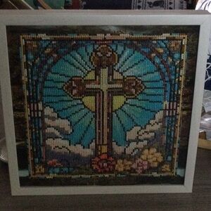 Framed 3D dot bead Art